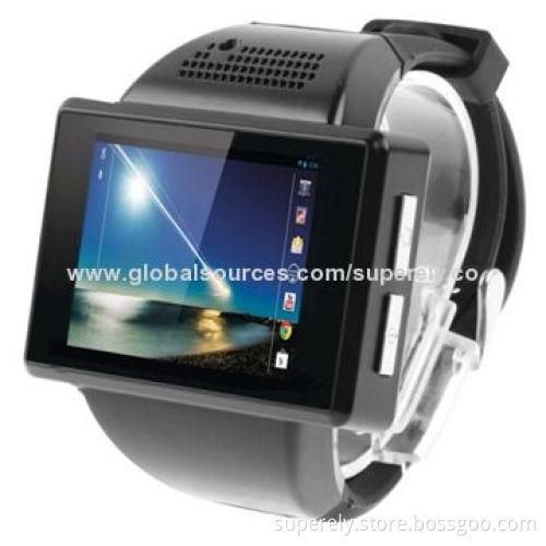 Watch Phone with MTK6515 512/4GB ROM Android 4.1, Wi-Fi, Single SIM and 2.0-inch Capacitive Screen